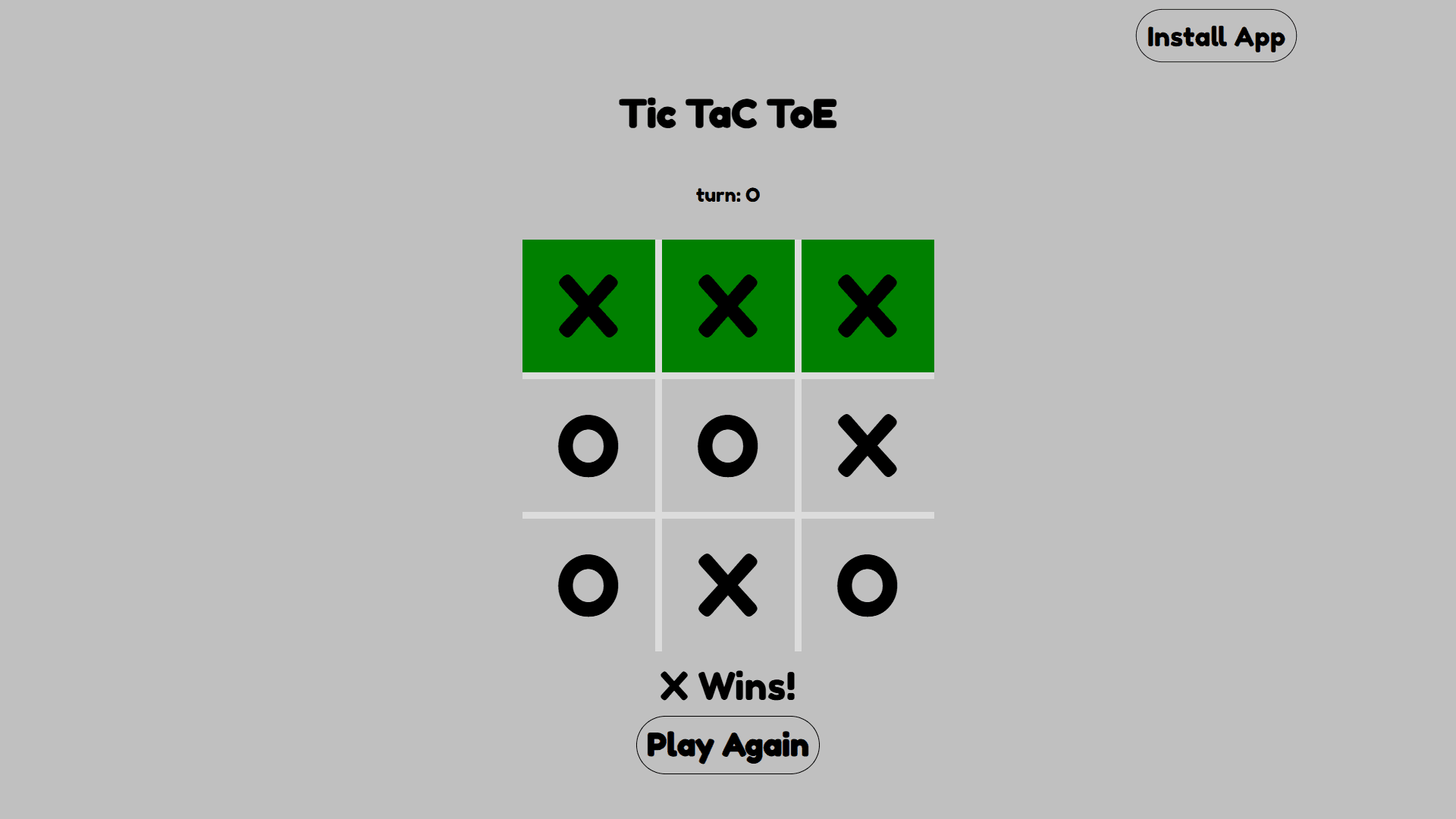 Tic-Tac-Toe Online screenshot